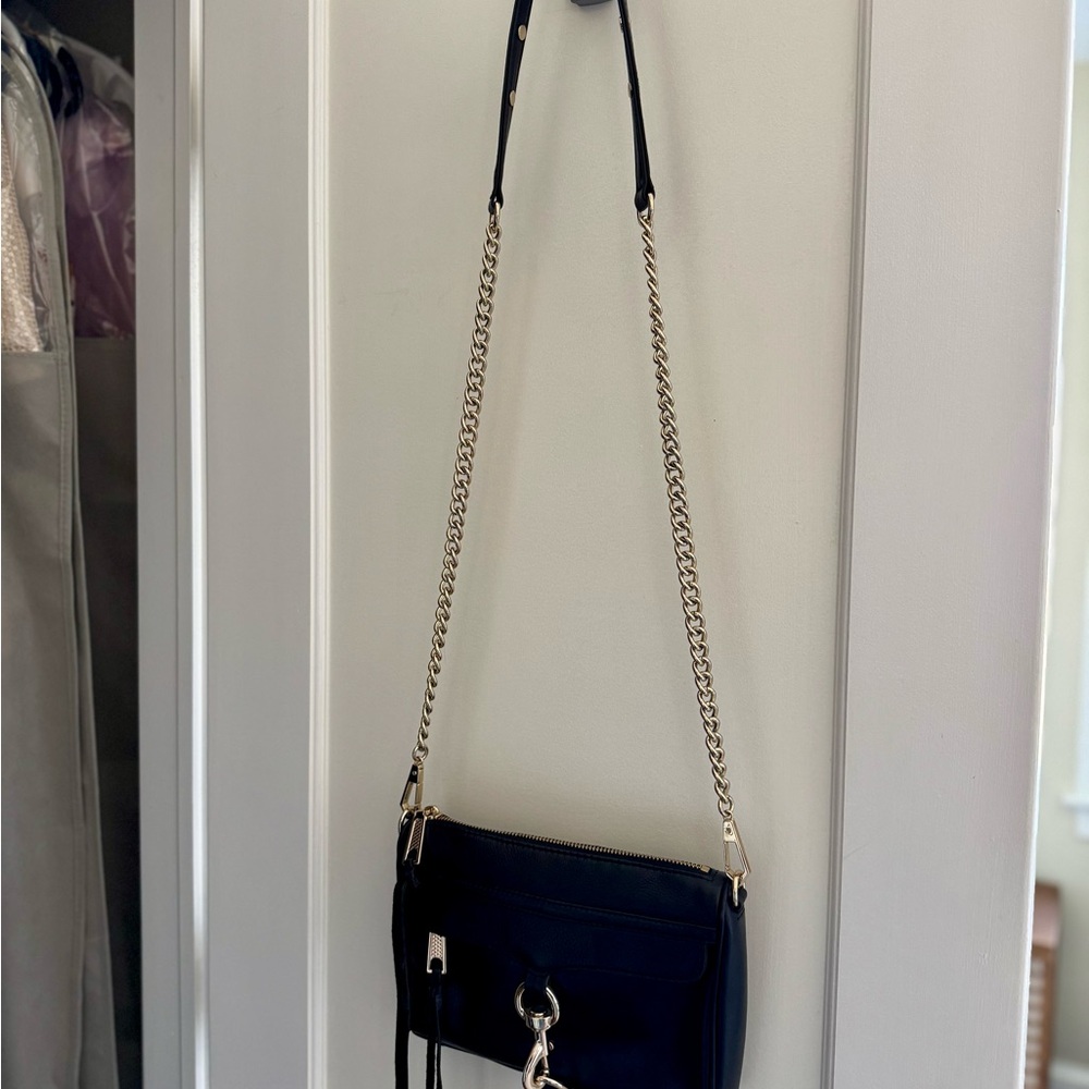 Rebecca Minkoff Mini MAC Black Crossbody Bag